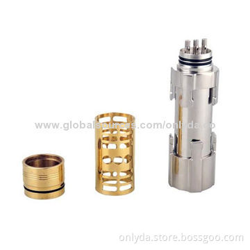 Dreadnaut 26650 Mod, Stainless Steel + Copper, 510 Threads